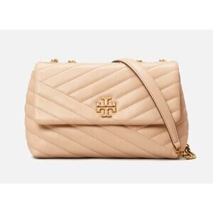 Tory Burch Small Kira Chevron Convertible Shoulder Bag - Devon Sand